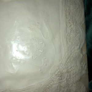 FINAL reduction. Battenberg Lace Placemats with Matching Napkins